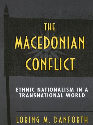 cover image of The Macedonian Conflict
